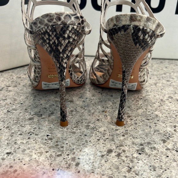 Juliana Heel caged sandals summer snake - Picture 4 of 6